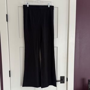 Chic Black Wide Leg Women's Pants